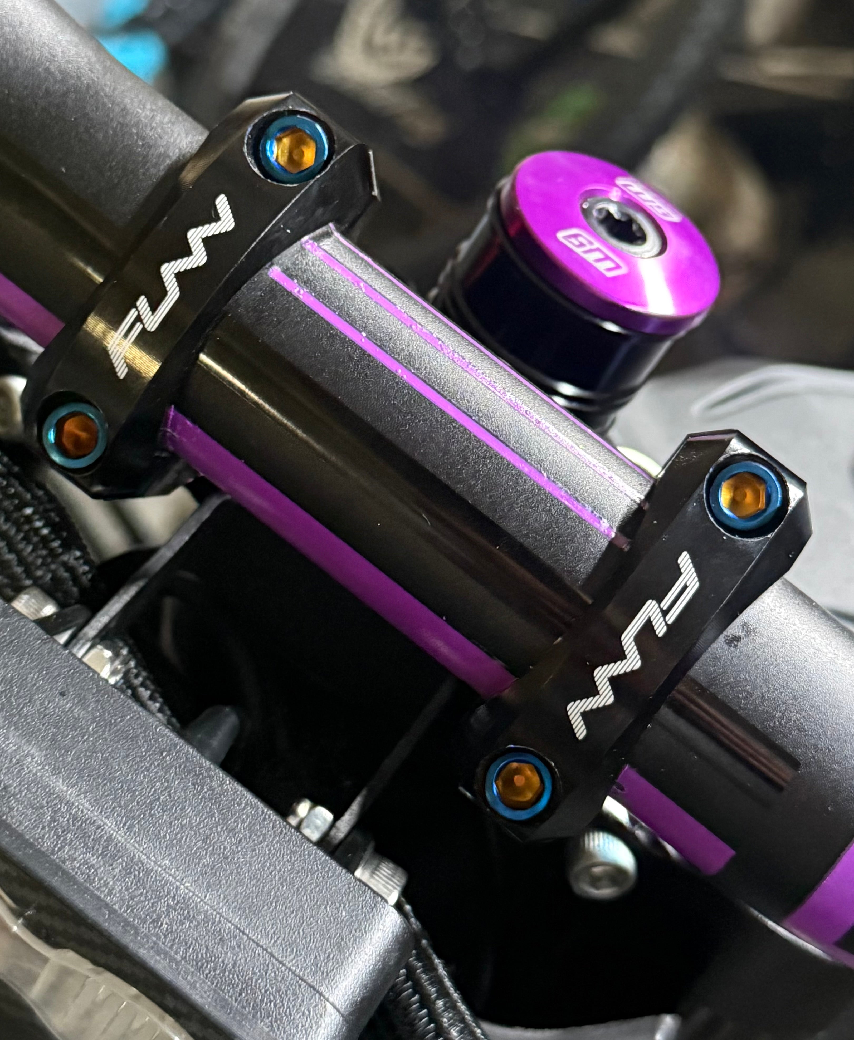 Direct stem mount titanium bolts (4)