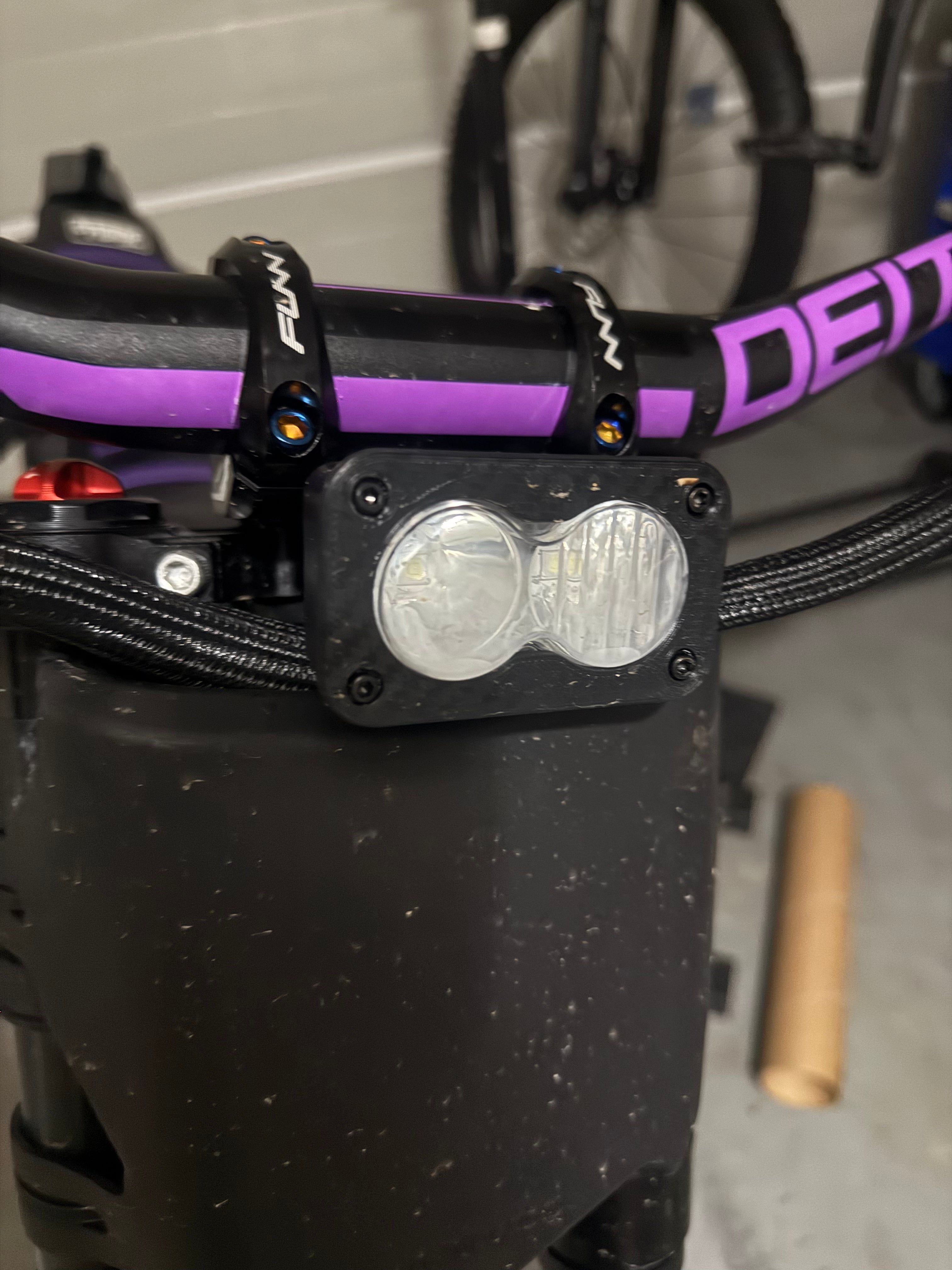 Baja light Black out titanium bolts